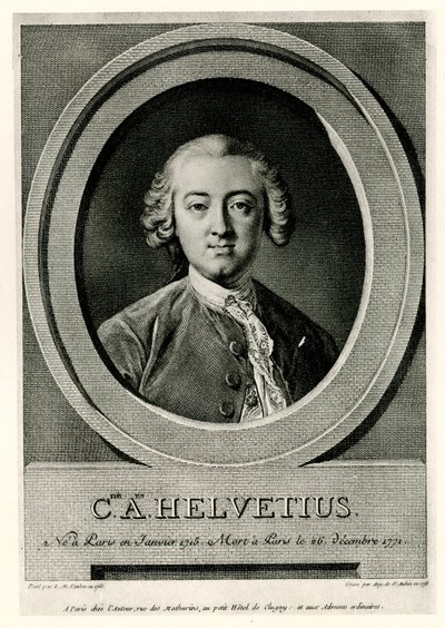 Claude Andrien Helvetius av German School