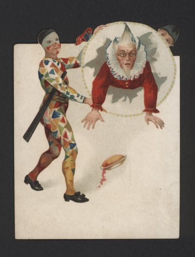 Klovner (chromolitho) av German School