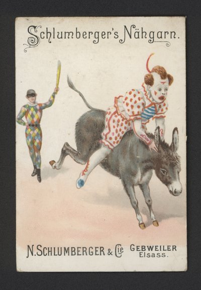 Klovner (chromolitho) av German School