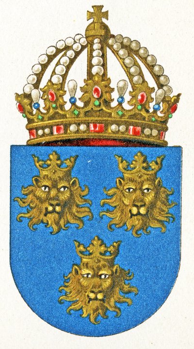 Dalmatias våpenskjold, ca. 1898 av German School