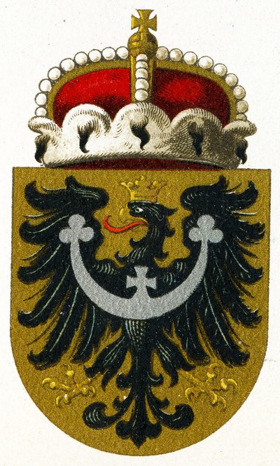 Våpenskjold fra Schlesia, ca. 1898 av German School