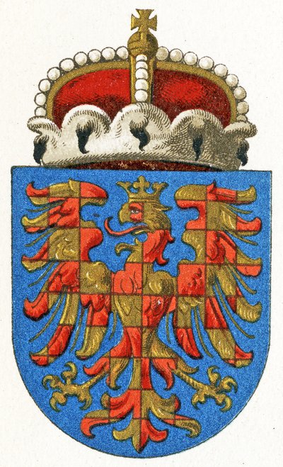 Våpenskjold fra Moravia, ca. 1898 av German School