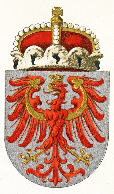 Tyrols våpenskjold. ca. 1898 av German School