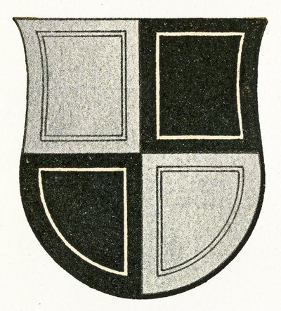 Våpenskjold fra Zollern (Hechingen), ca. 1898 av German School
