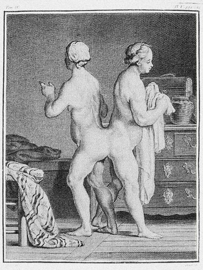 Sammensatte tvillinger, ca. 1777 (gravering) av German School