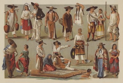 Kostymer i Mexico av German School