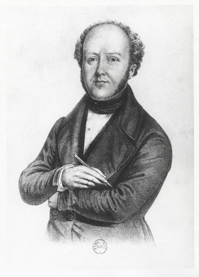 Dagobert von Gerhardt (gravering) av German School