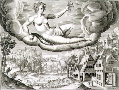 Dawn, gravert av Paul Furst (ca. 1605-66) (gravering) av German School