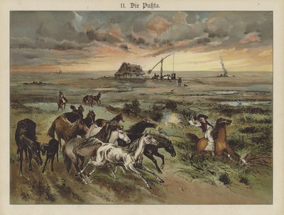 Die Pukta (farge litho) av German School