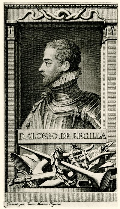 Don Alonso de Ercilla og Zuniga av German School