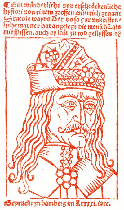Dracula (Vlad Tepes), 1491 (se også 473197) av German School
