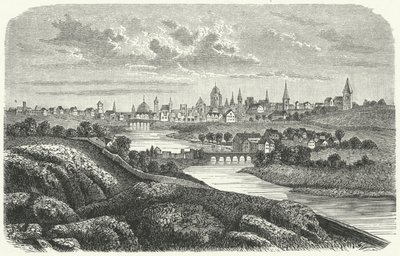 Dublin på 1600-tallet (gravering) av German School