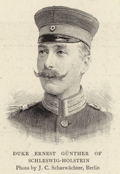 Hertug Ernest Gunther av Schleswig-Holstein av German School