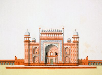 Inngang til Taj Mahal av German School