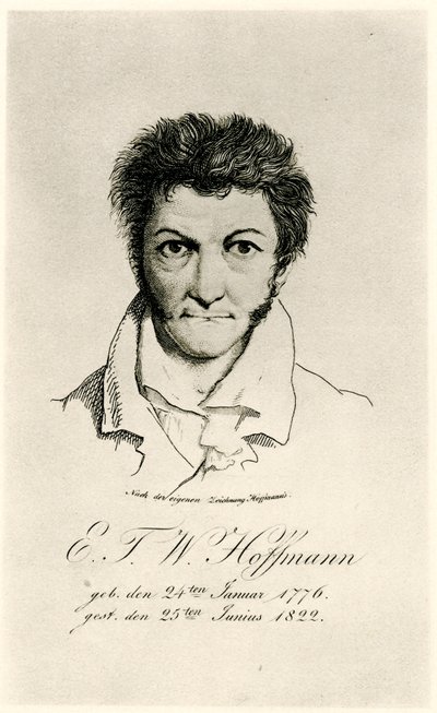 Ernst Theodor Amadeus Hoffmann (1776-1822) 1884-90 (fototype) av German School