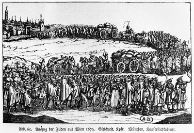 Utvisning av jøder fra Wien, 1670 av German School