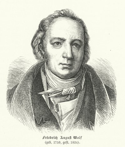 Friedrich August Wolf , tysk klassisist og filolog av German School