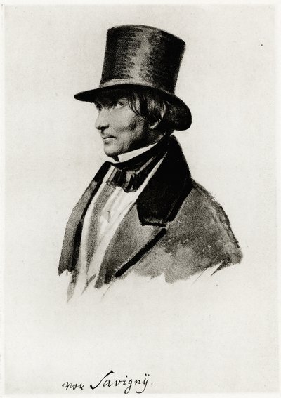 Friedrich Carl von Savigny, 1884-90 av German School
