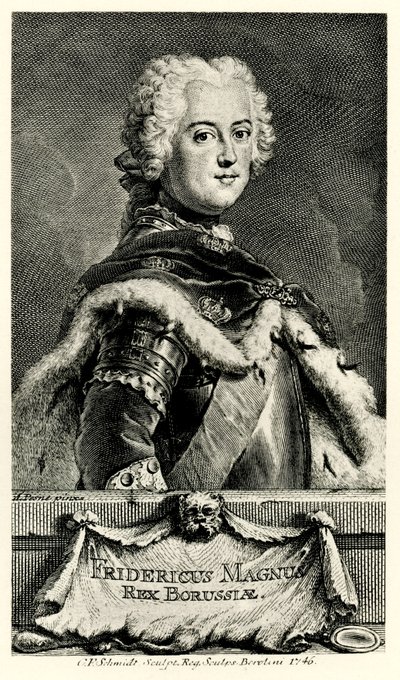 Fredrik II den store av German School