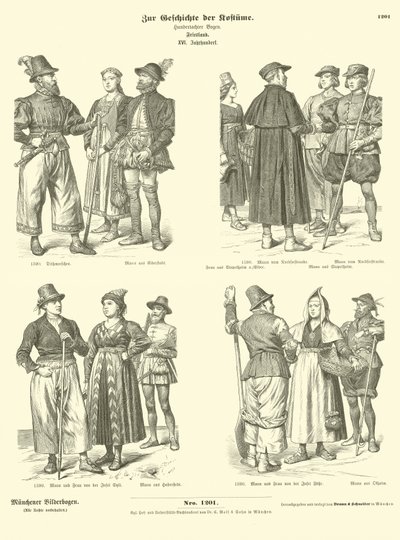 Frisiske kostymer, 1500-tallet av German School