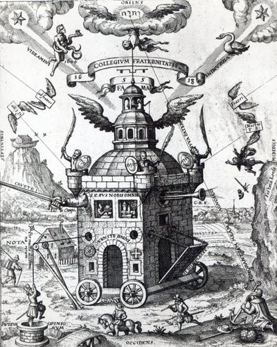 Frontispice av The College of Fame av Theophilus Schweighardt, 1618 av German School