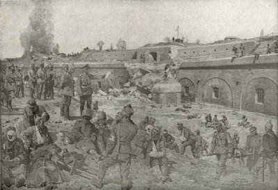 General feltmarskalk von Mackensen besøker Augen Fort of Przemysl av German School
