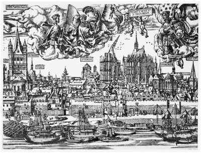 Generell utsikt over Köln, 1531 av German School
