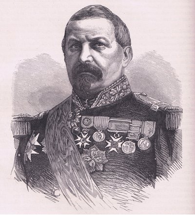 General Vinoy, Cassells History of the War between France and Germany utgitt av Cassell and Company Limited, ca. 1890 (litho) av German School