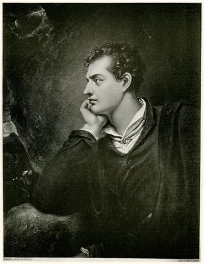 George Noel Gordon Lord Byron, 1884-90 (fototype) av German School