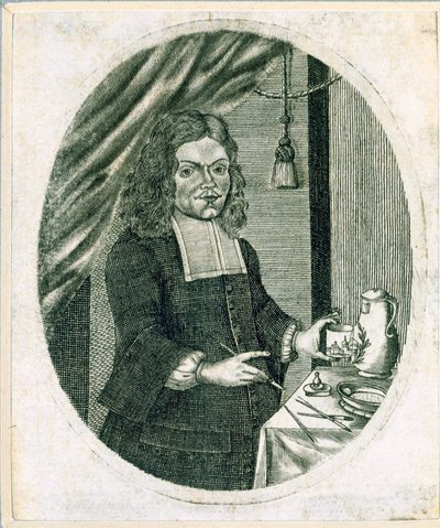 Tysk glassmaler av German School