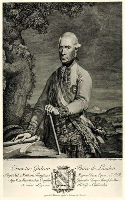 Gideon Ernst Freiherr von Laudon av German School