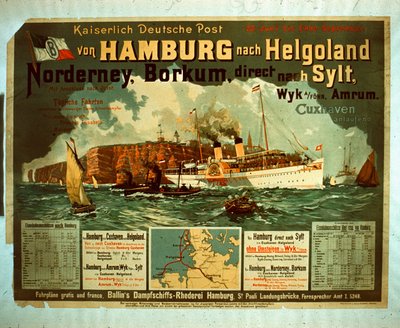 Hamburg til Helgoland av German School