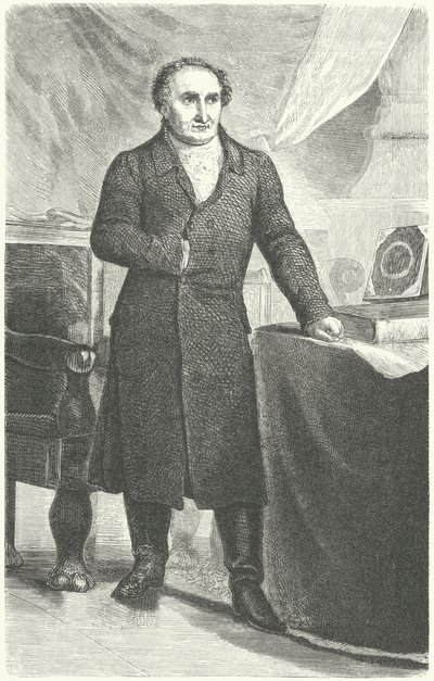 Heinrich Friedrich Karl vom und zum Stein , prøyssisk statsmann (gravering) av German School