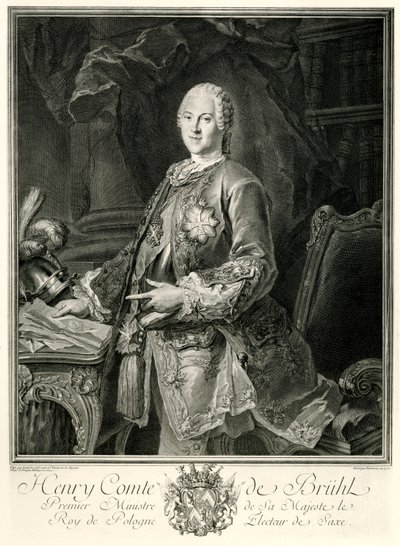 Heinrich Graf Bruehl av German School