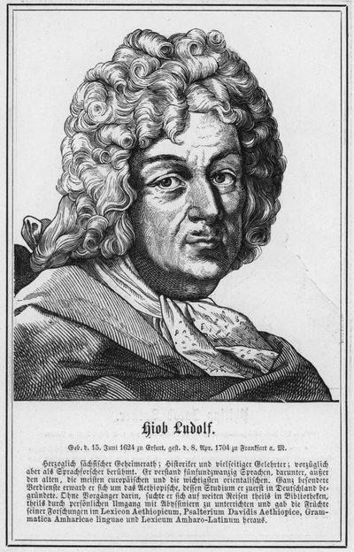 Hiob Ludolf (gravering) av German School