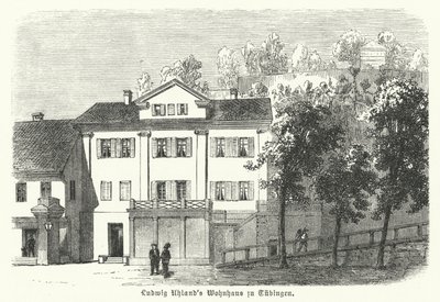 Home of German poet, philologist and literary historian Ludwig Uhland, Tubigen  av German School