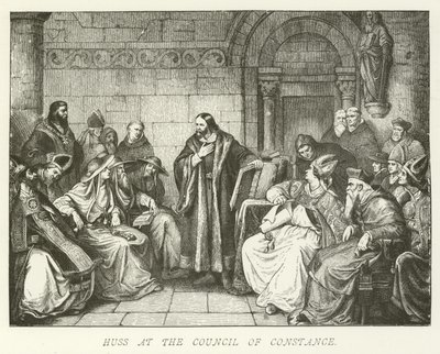 Huss ved Constance of Constance av German School