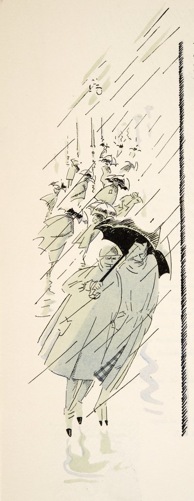 Illustrasjon fra Styl, utg. 1922 (sjablongtrykk) av German School