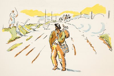 Illustrasjon fra Styl, utg. 1922 (sjablongtrykk) av German School