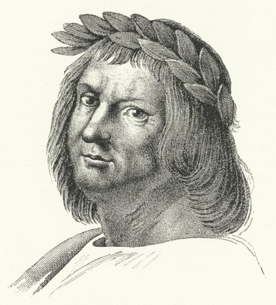 Jacopo Sannazaro , italiensk poet (gravering) av German School