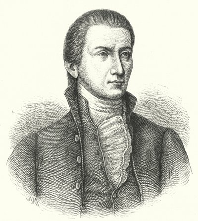 James Monroe , amerikansk statsmann (gravering) av German School