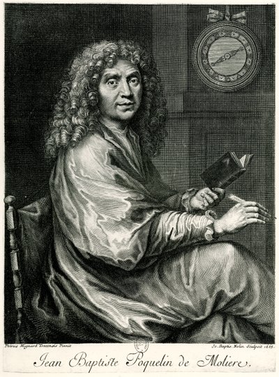 Jean Baptiste Moliere av German School