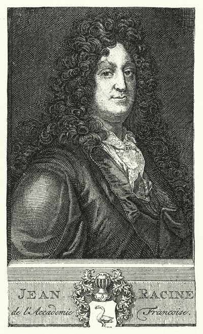 Jean Racine , fransk dramatiker (gravering) av German School