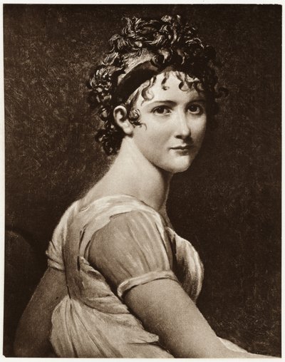Jeanne Françoise Adelaide Récamier, 1884-90 (fototype) av German School