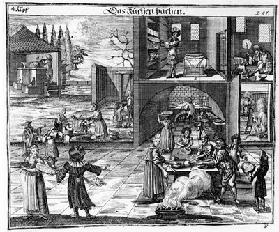 Jøder baker brød av German School