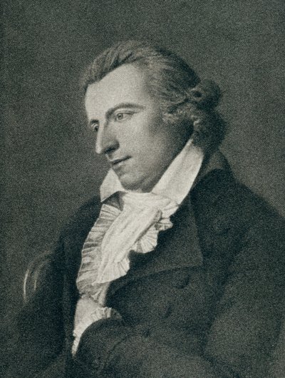 Johann Christoph Friedrich von Schiller (1759-1805) (gravering) av German School