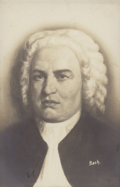 Johann Sebastian Bach , tysk komponist, organist, cembalo, fiolist og fiolinist fra barokkperioden (1685-1750) av German School