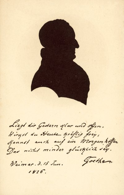 Johann Wolfgang von Goethe (litografi) av German School