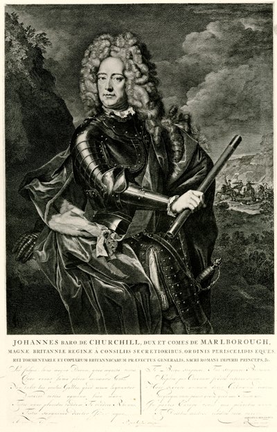 John Churchill av German School