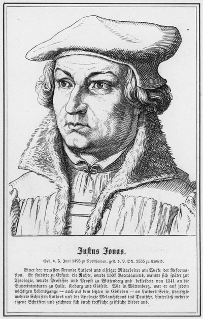 Justus Jonas (gravering) av German School